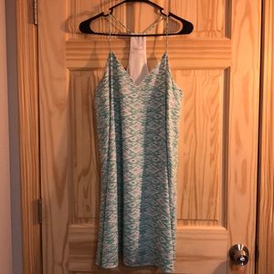 Blue Tribal Print Dress